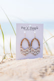 Boho Rainbow V Ach drop Earrings 